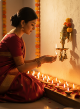 Brass Ganesha Bell Diya